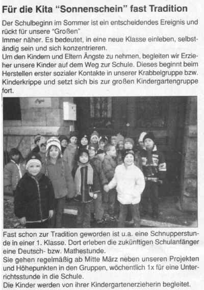 Schulbeginn